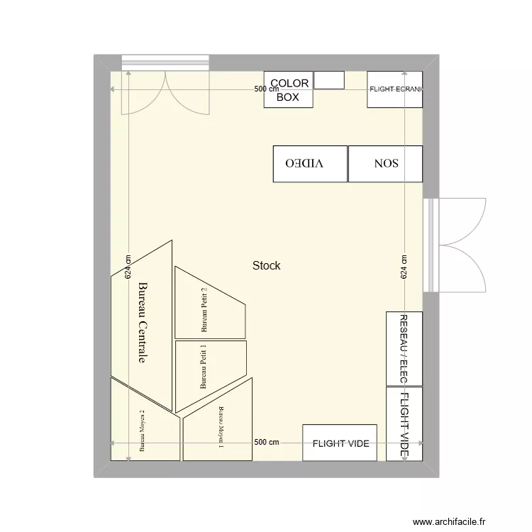 Stock Rangement. Plan de 