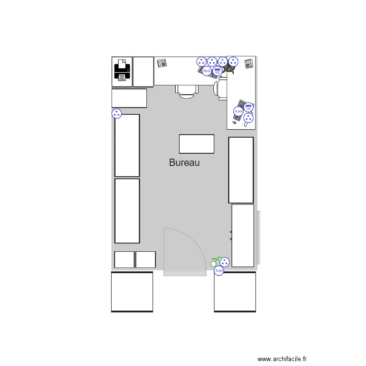 Bureau Qualité. Plan de 0 pièce et 0 m2