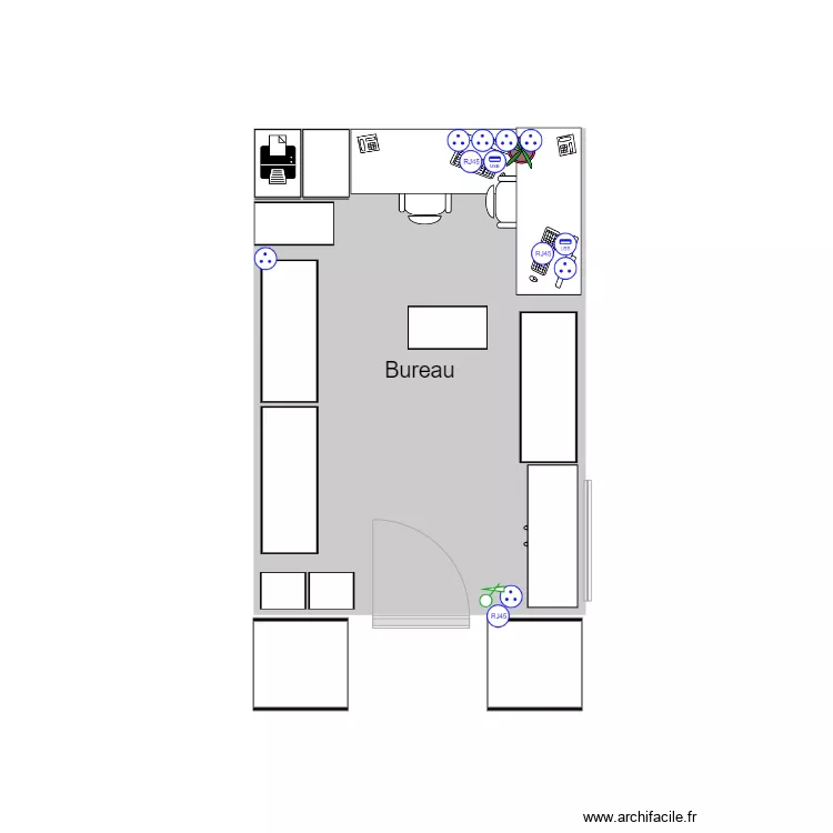 Bureau Qualit&eacute;. Plan de 