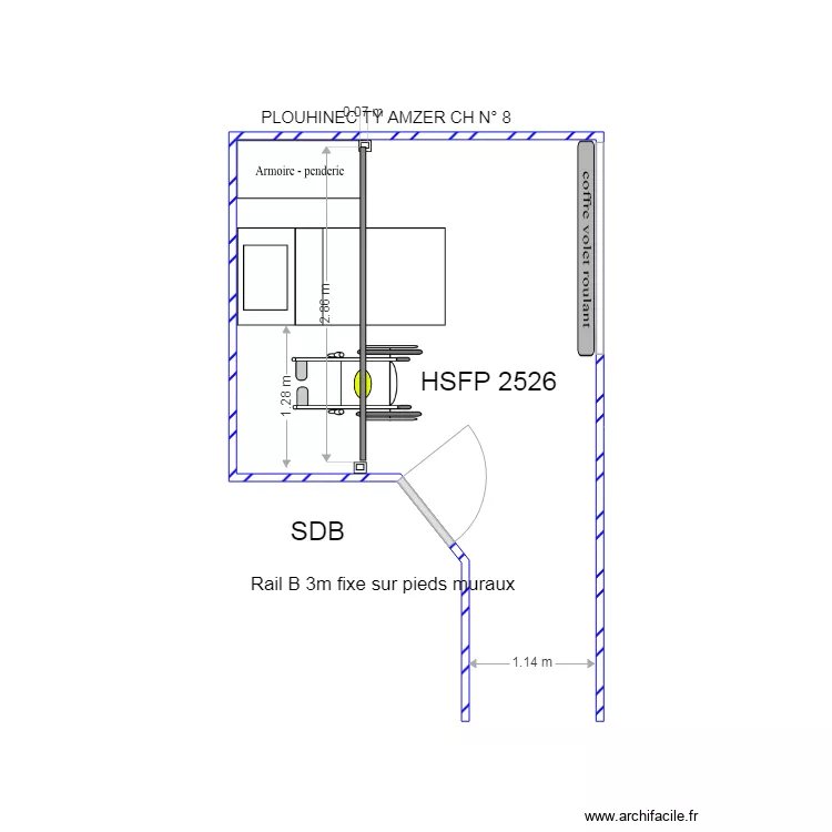 PLOUHINEC TY AMZER Ch 8. Plan de 
