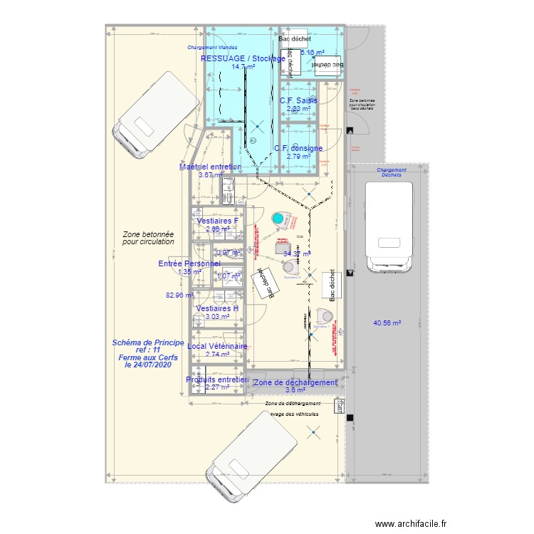 Ferme aux cerfs 012. Plan de 0 pièce et 0 m2