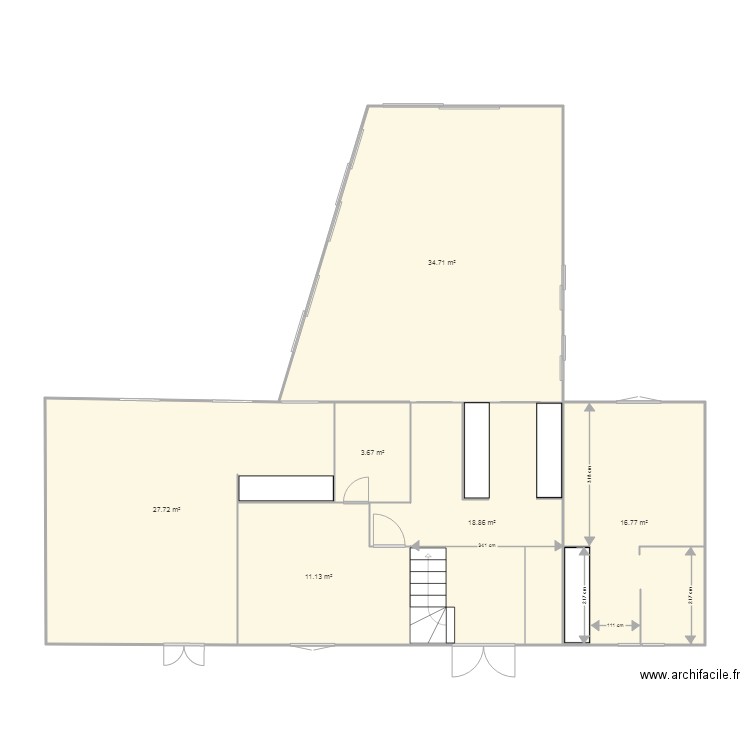 Maison Trezien Plan GAA Version Klou. Plan de 0 pièce et 0 m2