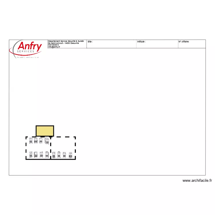 LES COTTAGES. Plan de 