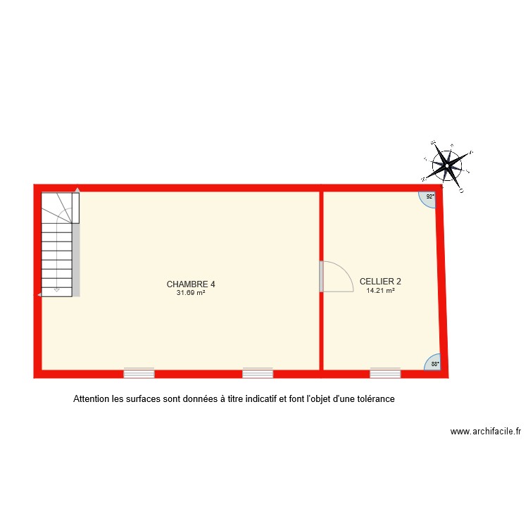 ETAGE OUAFAE. Plan de 0 pièce et 0 m2