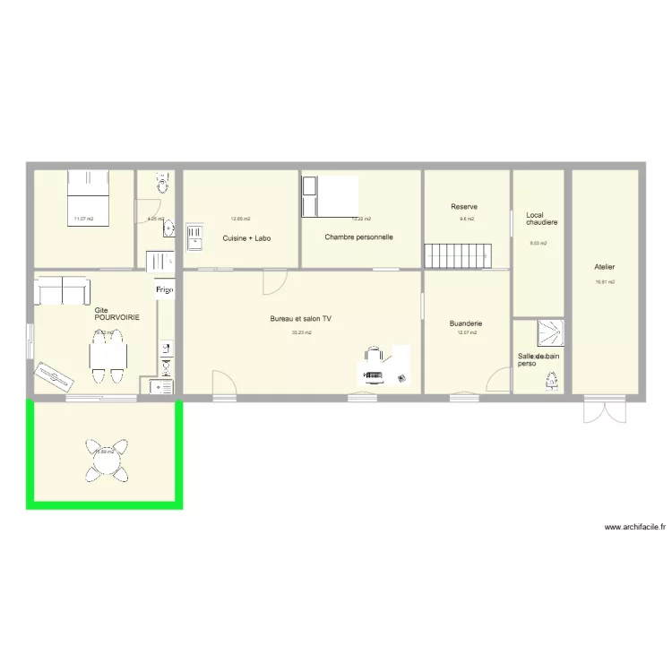 gite. Plan de gite. Plan de