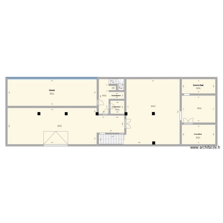 Marini sous-sol. Plan de 0 pièce et 0 m2