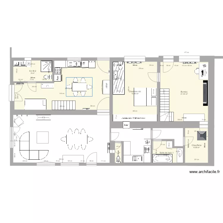 FOUESNANTavec SDB dans la chambre 1. Plan de FOUESNANTavec SDB dans la chambre 1. Plan de