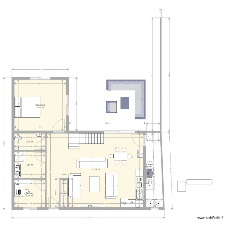 Hangar Maison auffret EF21. Plan de 0 pièce et 0 m2