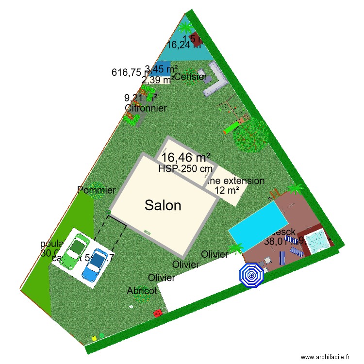 checy projet. Plan de 0 pièce et 0 m2