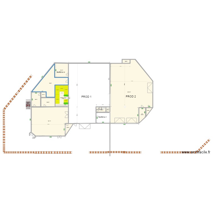 BRASSERIE chambre froide. Plan de 0 pièce et 0 m2