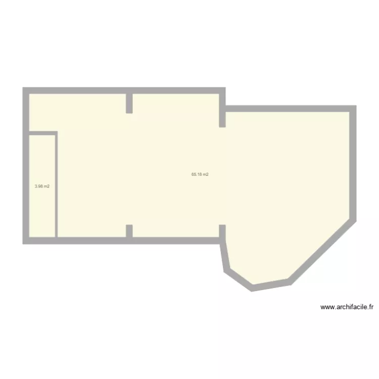 DEF vierge rdc droit . Plan de DEF vierge rdc droit . Plan de