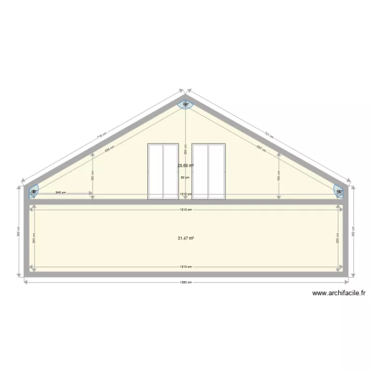 matt facade est 2 agglos. Plan de 