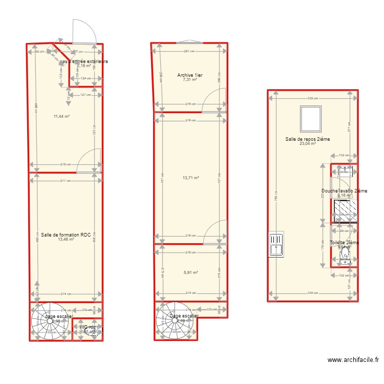 Auto ecole doumer 40. Plan de 0 pièce et 0 m2