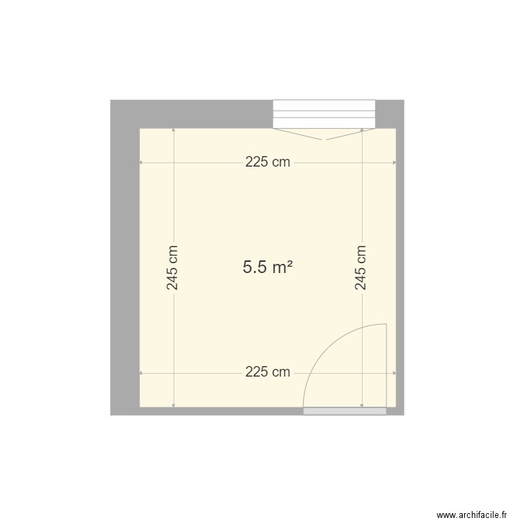 CARVAL Sdb 1 étage avant travaux. Plan de 0 pièce et 0 m2