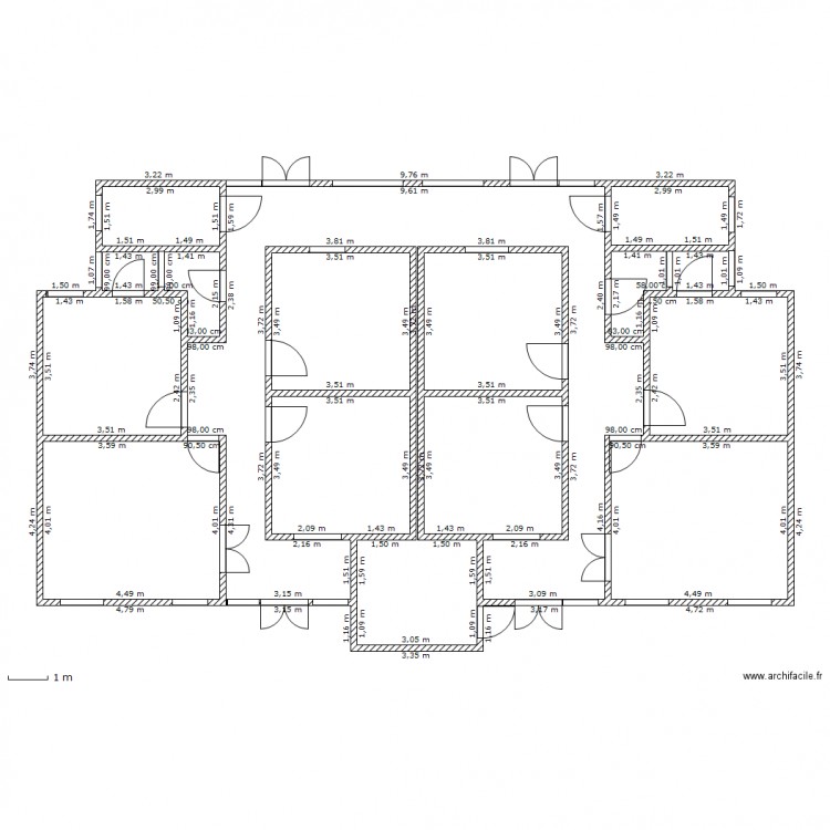 vue  en  plan. Plan de 0 pièce et 0 m2
