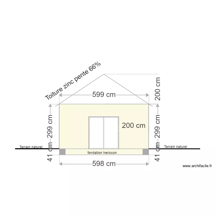 terrain naturel. Plan de terrain naturel. Plan de