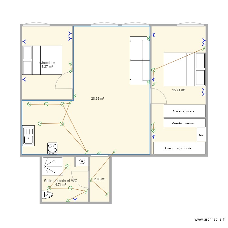 Plan proposé elec. Plan de 0 pièce et 0 m2