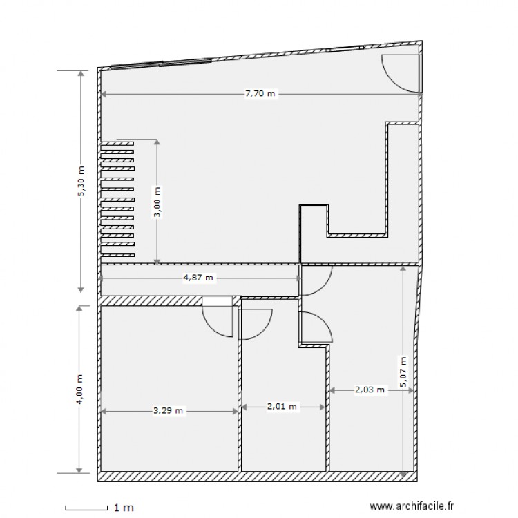 1er etage reel. Plan de 0 pièce et 0 m2