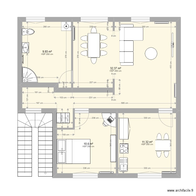 R+1.berton. Plan de 0 pièce et 0 m2