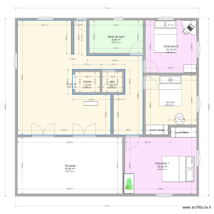 Modèle Internet. Plan de 0 pièce et 0 m2