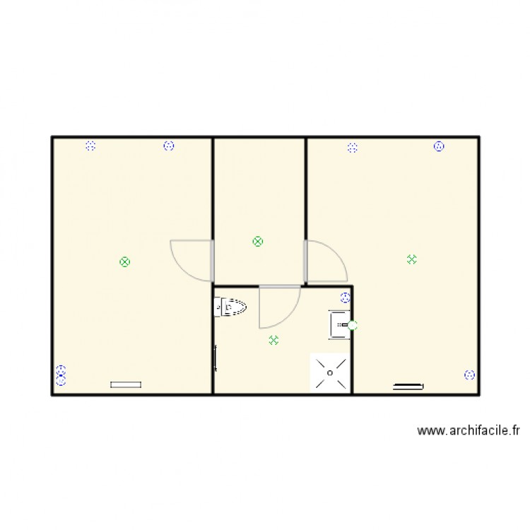 courtois rdc . Plan de 0 pièce et 0 m2