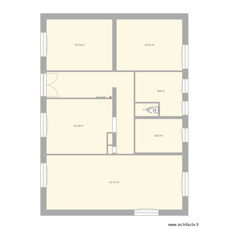 BRAMANS CECILE RDC. Plan de 0 pièce et 0 m2