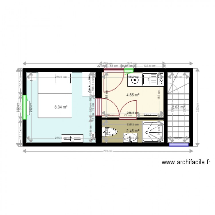 LOGE. Plan de 0 pièce et 0 m2