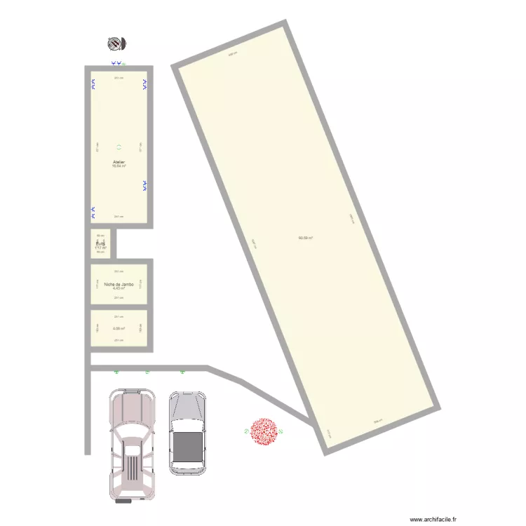 Ext&eacute;rieur &eacute;lectricit&eacute;. Plan de 