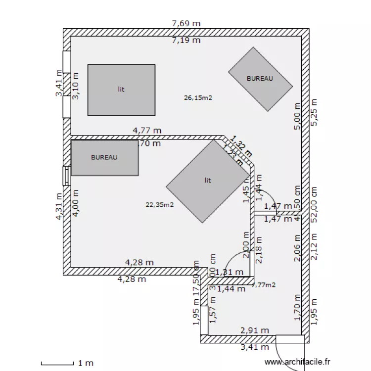 ETAGE 2013 BIS. Plan de 