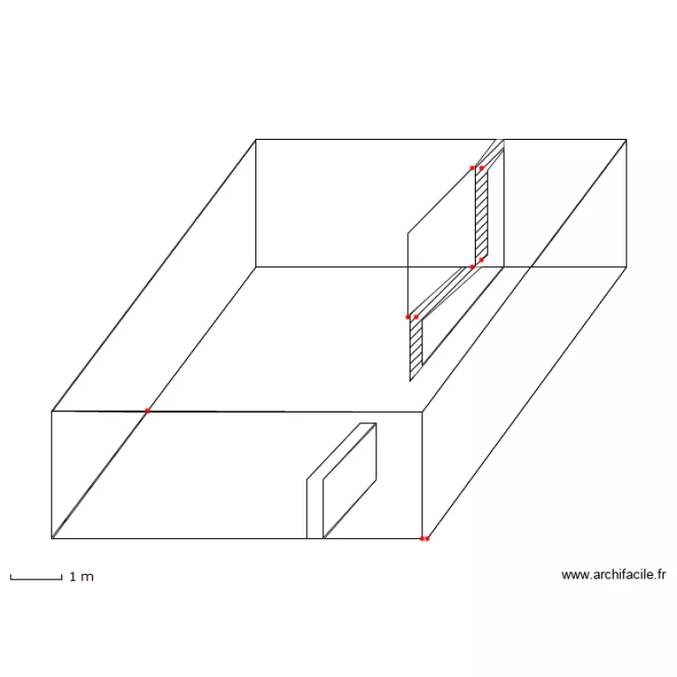 en 3d. Plan de en 3d. Plan de