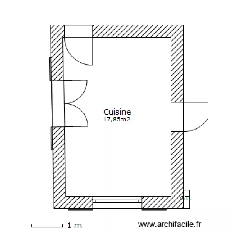 Cuisine Estrablin. Plan de 