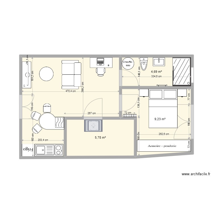 Plan Arrivé. Plan de 0 pièce et 0 m2