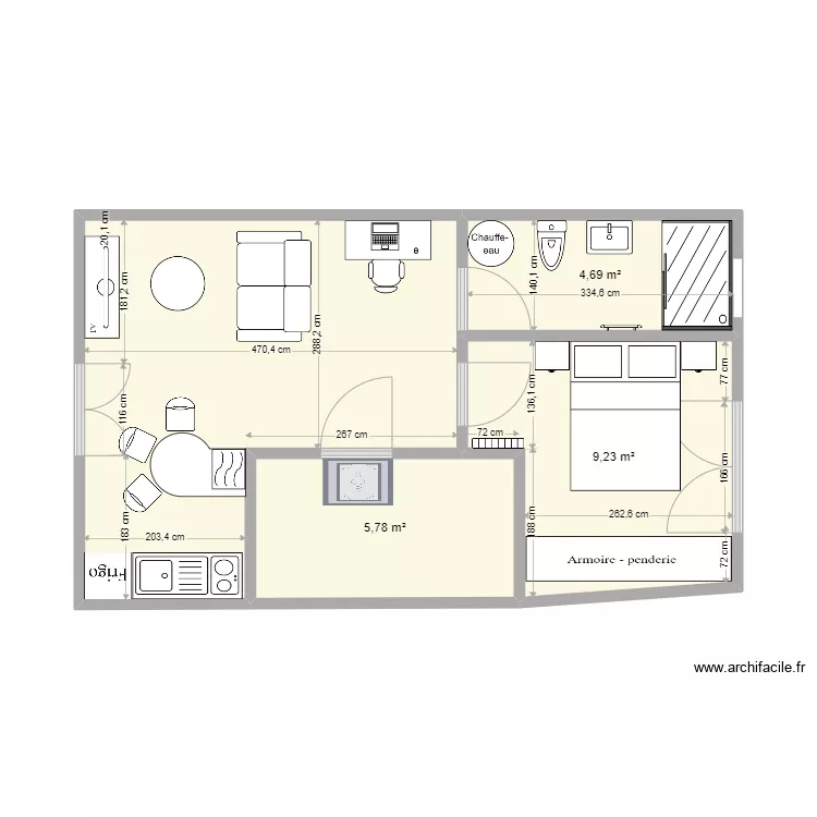 Plan Arriv&eacute;. Plan de 