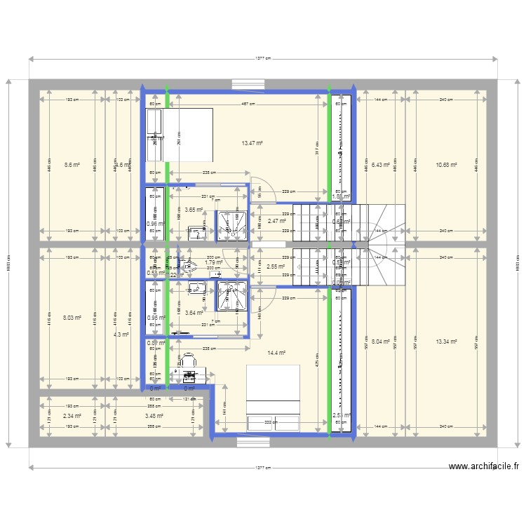 Raph 2ème étage dernier. Plan de 0 pièce et 0 m2