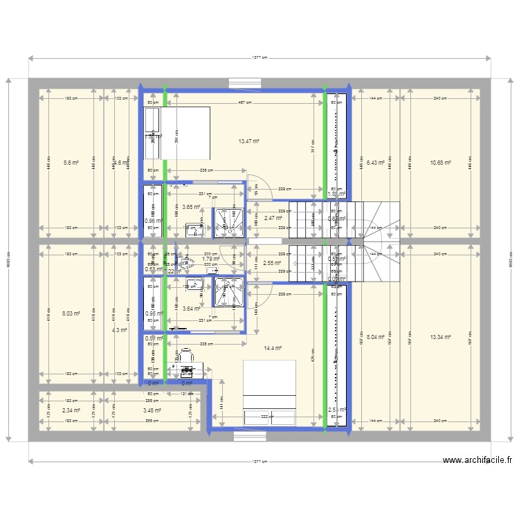 Raph 2ème étage dernier. Plan de 0 pièce et 0 m2