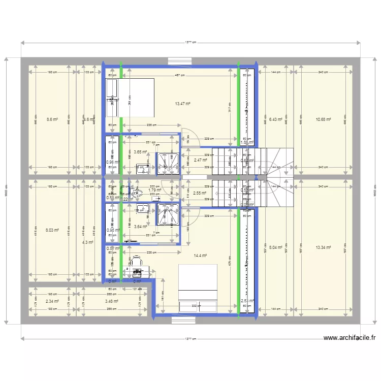 Raph 2&egrave;me &eacute;tage dernier. Plan de 