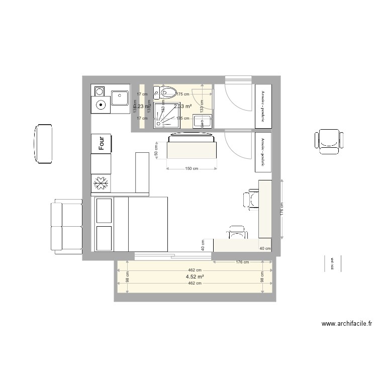 STUDIO V1 Teri. Plan de 0 pièce et 0 m2