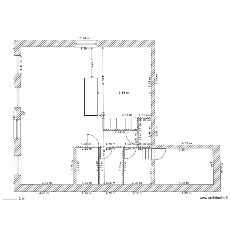 floret 10 loft avec 2 sdb. Plan de 