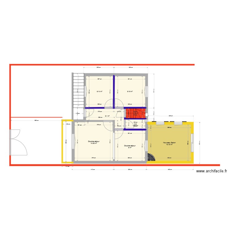 Rblt30Etage1. Plan de 0 pièce et 0 m2