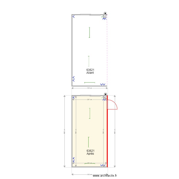Module occasion 63621. Plan de 0 pièce et 0 m2