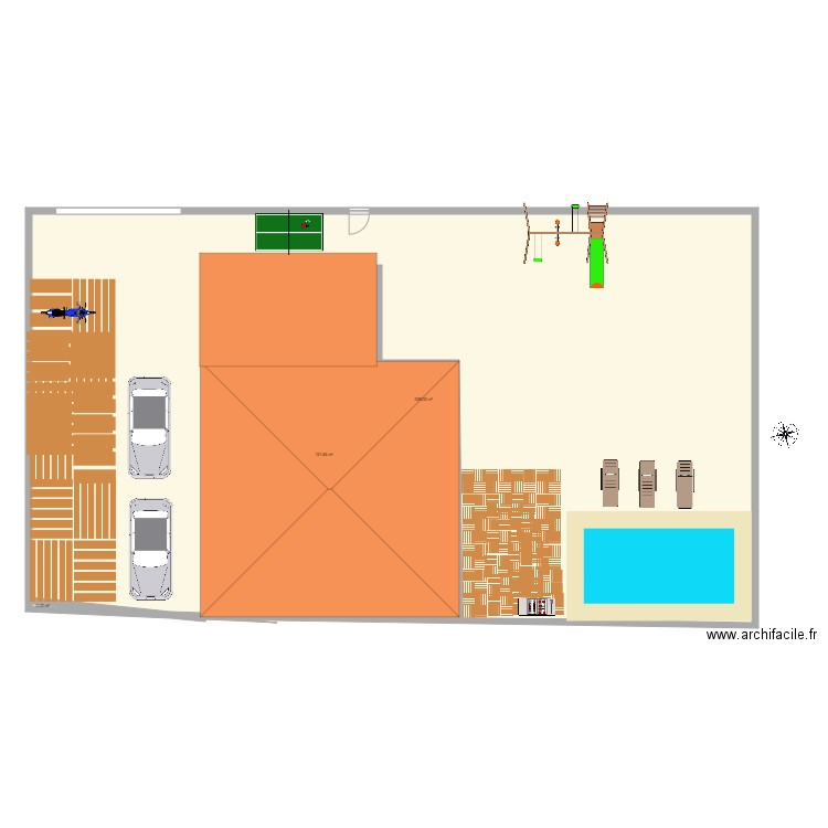 jARDIN. Plan de 0 pièce et 0 m2