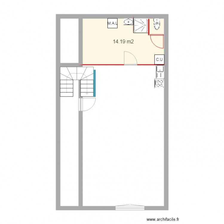 plan rdc marc. Plan de 0 pièce et 0 m2