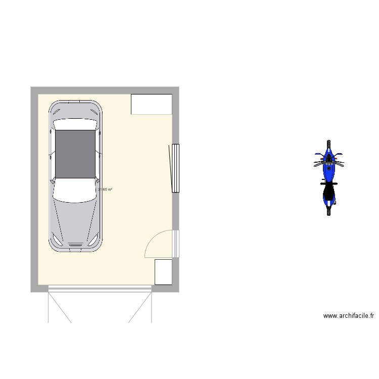 GARAGE. Plan de 0 pièce et 0 m2