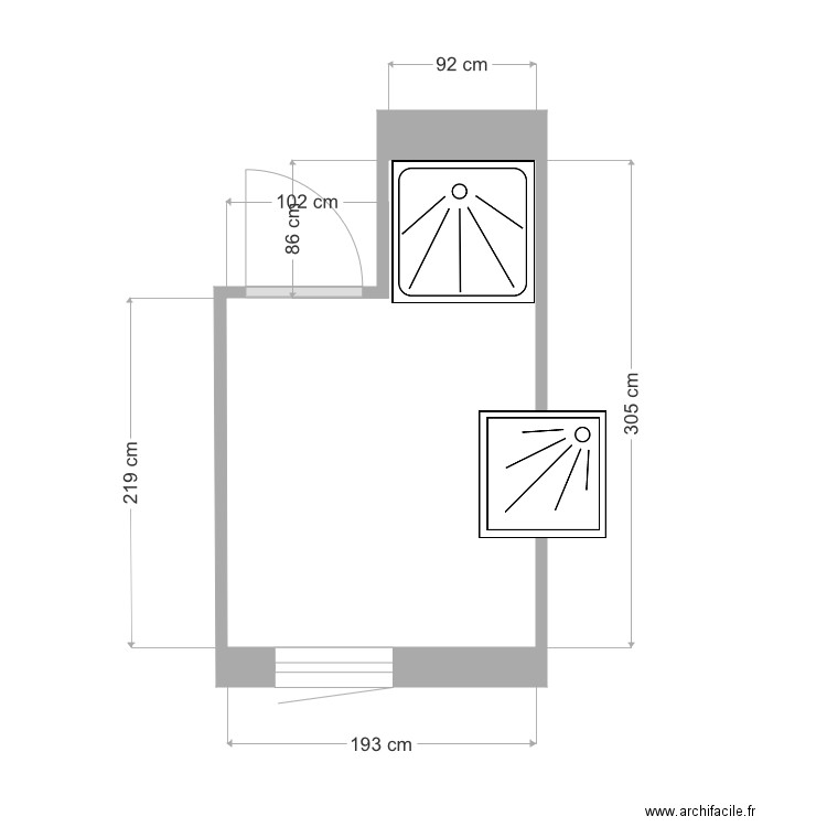 Laboy SdB. Plan de 0 pièce et 0 m2