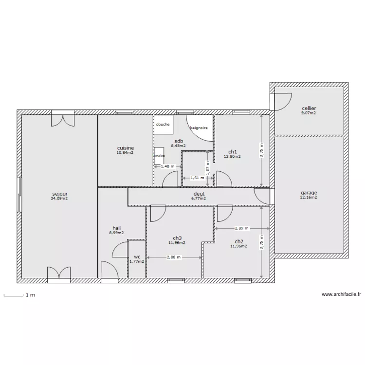 maison1 v1. Plan de maison1 v1. Plan de