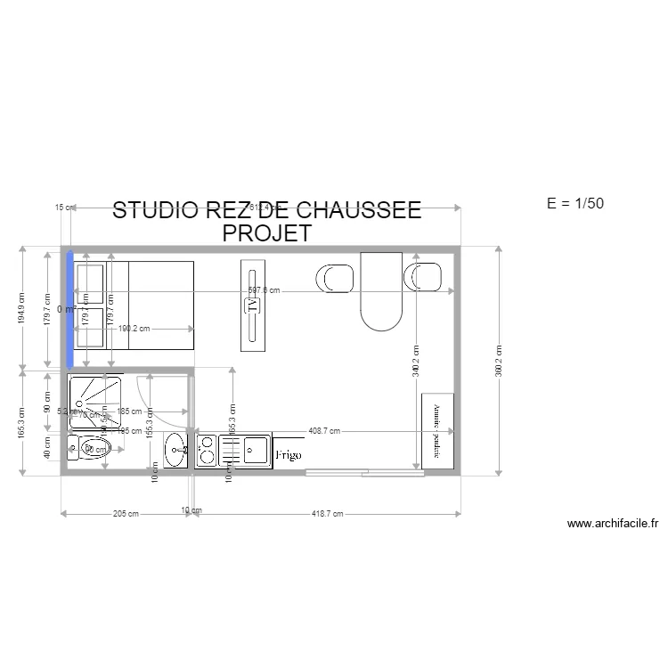 STUDIO COMPLET 4. Plan de STUDIO COMPLET 4. Plan de