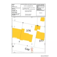 Plan Cadastrale RAYMOND Jean Pierre 