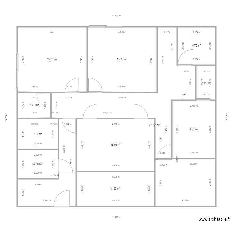 SCM OCTAVECLAMY 5. Plan de 0 pièce et 0 m2