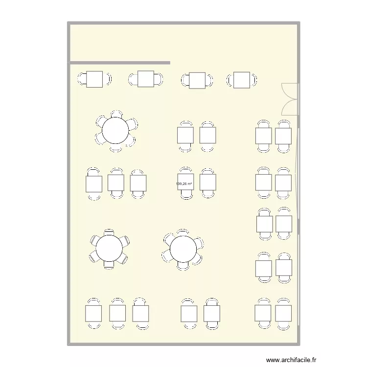 L'indus terrasse basse Nouveau projet. Plan de 
