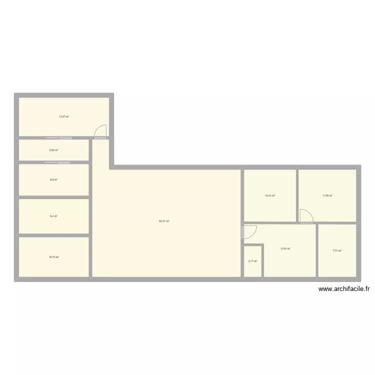 maison lI. Plan de 0 pièce et 0 m2